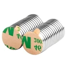self adhesive 10mm dia x 1mm neodymium disk magnets cards craft fridge