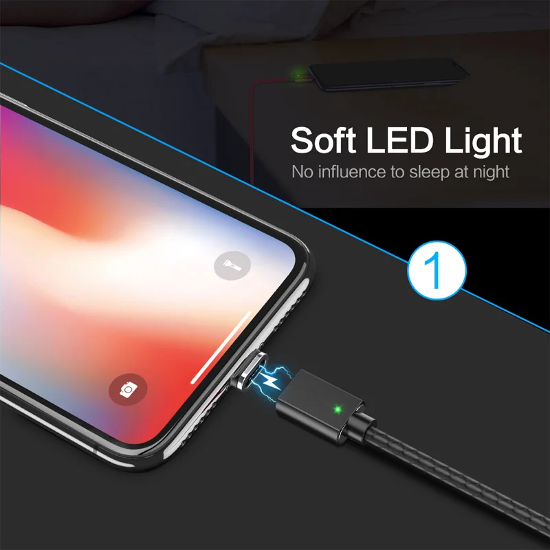 3 in 1 Power USB C Magnetic Charging Cable Data Lade Kabel Micro USB FOR iPhone - ANKUX.COM