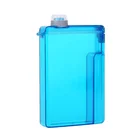Bpa Free Motivational Custom Wholesale New Production Plastic Square Shaped Water Bottle