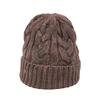 winter acrylic knitted hip hop beanie hat