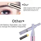 Trimmer Rechargeable Remover Painless-Precision Eyebrow Razor Tool for Face Lips Nose Facial Hair Removal