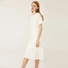 Chic New OL Professional style White short-sleeved skirt two-piece suit Casual womens dress