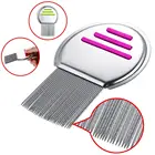 Amazon Hot sell Stainless Steel Metal Head Lice Comb for pet