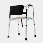 Hospital Medical Equipment Aluminum Frame Walker Walking Aids With Wheels For Disabled
