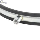Customized M8 M10 rubber lined 5 inch exhaust pipe hanger mount clamp
