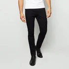 China Factory Custom Cotton Black Skinny Mens Jeans