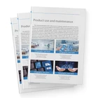 Professional customized design and printing service catalog brochure brochure magazine brochure flyer
