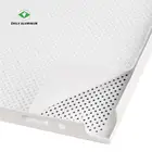 Aluminium false metal ceiling design easy to installation aluminum perforated panel