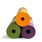 YIGE Eco Friendly Fitness Tpe Yoga Mat Wholesale Logo Custom Print Exercise Non Slip Yoga Mat