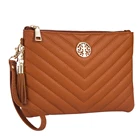 Women Wristlet Wallet Clutch Purse Handbags with Tassel Detachable Strap
