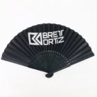 2020 cheap promotional traditional hand paper folding fan bamboo fan customized