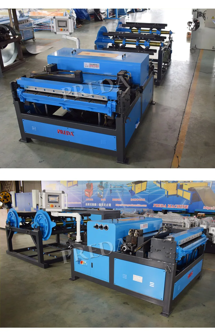 China factory sale auto duct production line with low price automatic folding machine auto duct line 3
