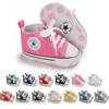 Free sample Casual canvas shoes soft sole 0-2 years kids infant prewalker toddler baby boy shoes