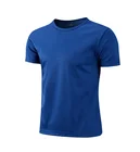 Bulk sale quick dry tee shirt/100%polyester sporting custom high quality clothes men T-shirt