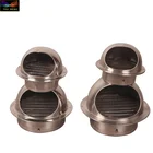 Round Bull Nosed Stainless Steel 304 air vent 150mm with insectscreen