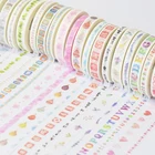 Printed Cute Pattern Paper Tape Japanese Washi Tape DIY Decoration 2 Rolls/Set