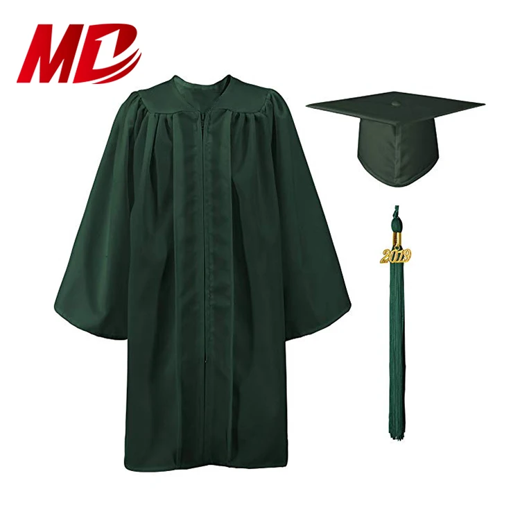 graduation dress green