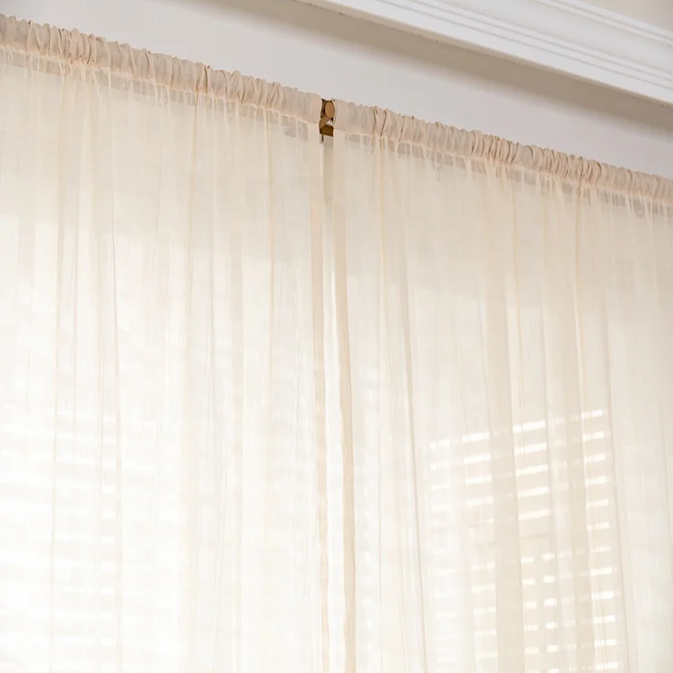 Professional Manufacture Made 100% Polyester Wave Dock Tulle Fabric Curtain