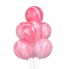 Hot selling oem design cloud balloon decoration baby girl birthday party supplies marble balloon latex