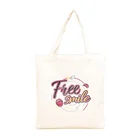 Byleading Wholesale Full Color Print Rope Handle Large Cotton Canvas Beach Tote Bag