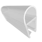 PVC frameless shower door seal waterproof rubber seal strip for bathroom