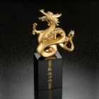 Custom logo gold plated trophy metal and crystal trophy