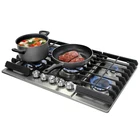 hyxion 36inch 6 burner gas cooking stove with LED light