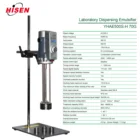 Lab High Shear Electrical Lab Equipment Lab High Shear Emulsifier Dispenser Mixer For For High Viscosity Liquid Mixing
