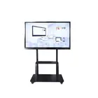 55-100" Tempered Glass White I5 Conference Android Flat Panel Interactive Bord Tv 65 Inch Smart Board