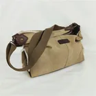Customised natural organic canvas tote bag with leather handles