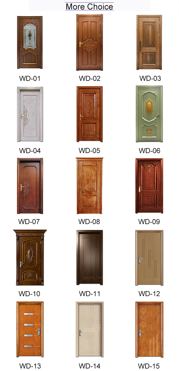 Fire Rated Best Price Interior Solid Teak Wooden Door For Main Door