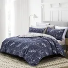 Set 100% Cotton Bedding Sets Cotton Set KAERFU Luxury Queen Size Duvet Cover Set 100% Cotton Bedding Sets