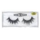 Lowest Price High Density New Design Clear Band Natural Make Up Premium 100% Real Fur Lashes 3d Mink Eyelashes