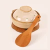 reusable cooking serving spoons bamboo chinese soup ladle wood rice spoon
