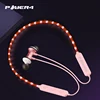 Cheap fashion headphones earphones led night lighting led cable beautiful cheap colorful earphones for iPhone