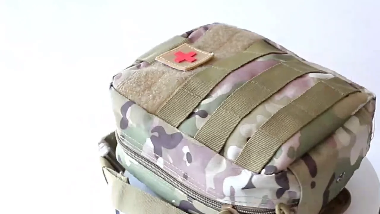 户外军用装备战术医疗背心配件包,腰带,子弹夹双袋