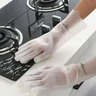 Magic Cleaning Brush Scrubber Gloves Dishwashing Sponge Silicone Gloves