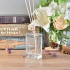 Clear Square Transparent oil essential room fragrance bottle