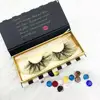 Paper Card Lashes Box Black Color New Ideal Mink 3D 5D Thick Long Eyelashes MiKiWi Trade Lshes Company