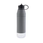 3 in1 New Arrival 500ml Patent design outdoor water bottle with leakproof lid and straw
