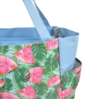Custom Logo Two Side Pockets Lunch Bag Watermelon Insulated Zipper Cooler Bag