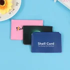 Customized color printed fashion cover single page and multiple pages pvc card holder