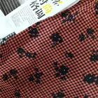Factory wholesale floral digital printed colorful beautiful pattern silk printed fabric