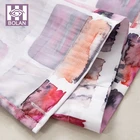 New design product 100% polyester printed colour stripe shower curtain
