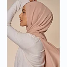 Shawl Scarf Women Hijab Wholesale Solid Color Polyester Chiffon Shawl Muslim Woman Chiffon Hijab Scarf