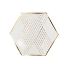 Disposable Plate Cheap Price Disposable Cake Plate Paper Plate 8 Inch Hot Stamping Cold Drink Paper Cup