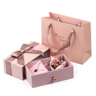 High Quality custom Jewelry Box for wedding Case Slide Drawer Style Jewelry Packaging gift Box
