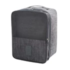 Custom Logo Portable Light Oxford Mesh Travel Bag Storage Shoe Bag