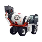 Cheap 1.5cbm self loading concrete cement mixer truck with swivel seat