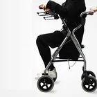 Wheel Walking Walker Rollator and Transfer Chair For Adult and disabled person
